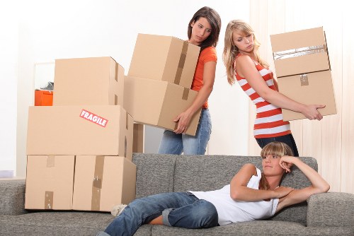 Local man and van team handling a small house move